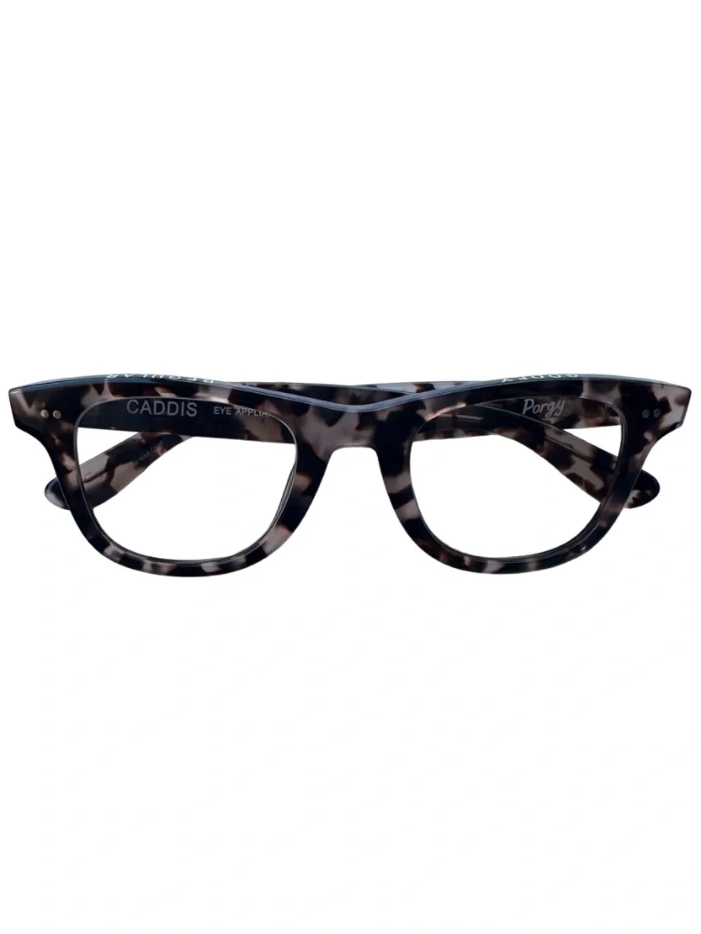 Caddis Porgy Eye Appliances Tortoise Eyeglasses Frame 50-23-145 Orange Case